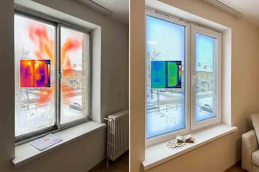 کاهش هزینه انرژی با تعویض پنجره دوجداره UPVC در اراک | راشان پنجره